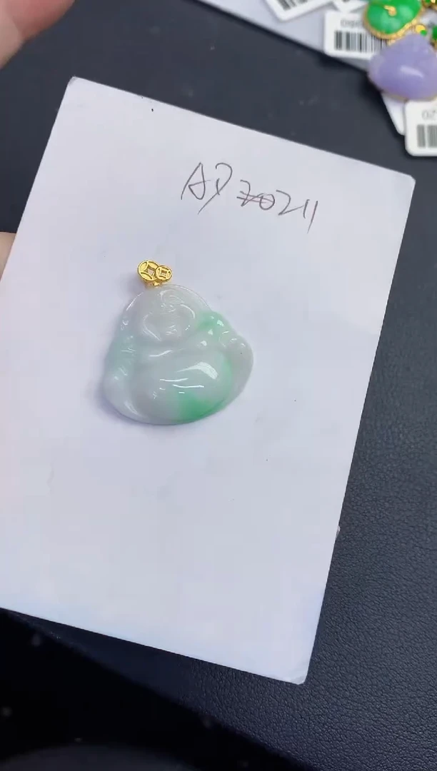 颈饰未镶嵌翡翠缅甸天然翡翠A货