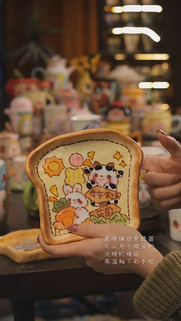 景德镇釉下彩绘设计师款式陶瓷