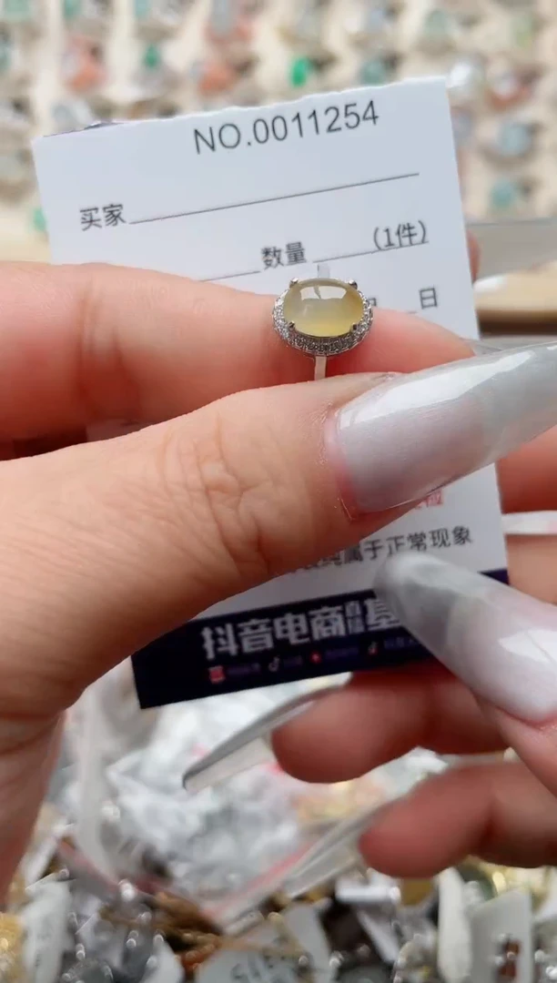 【闪购商品】翡翠戒指银S925镶嵌、