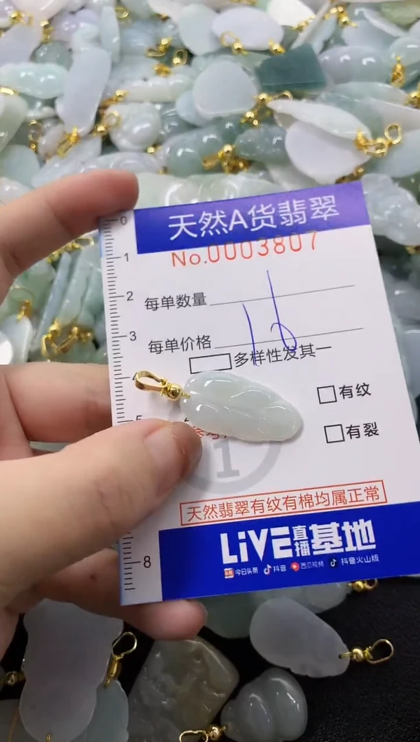 颈饰未镶嵌翡翠天然A货翡翠