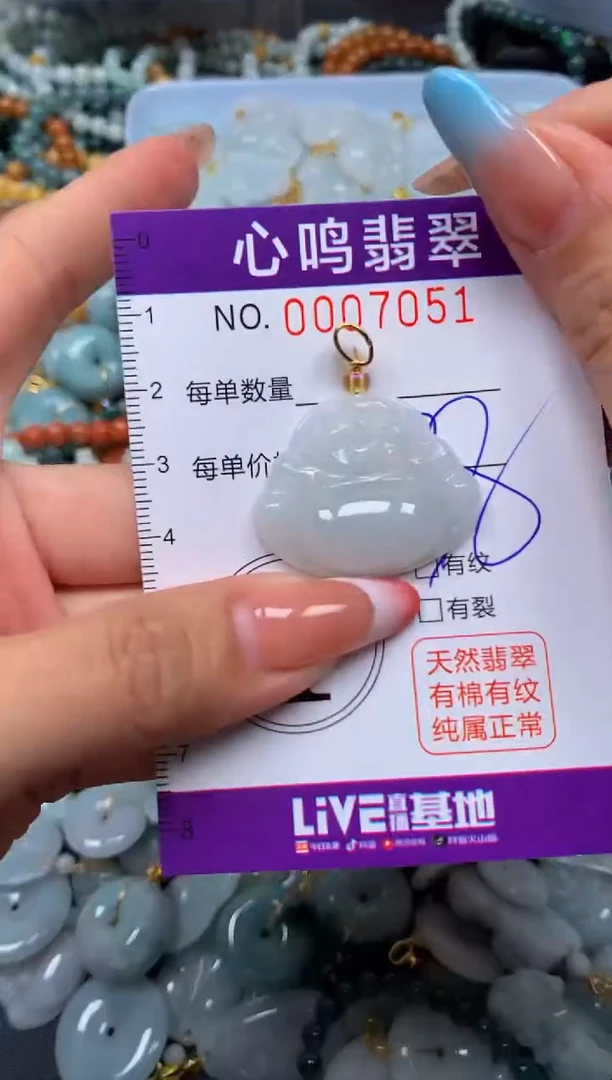 翡翠未镶嵌颈饰闪购007051