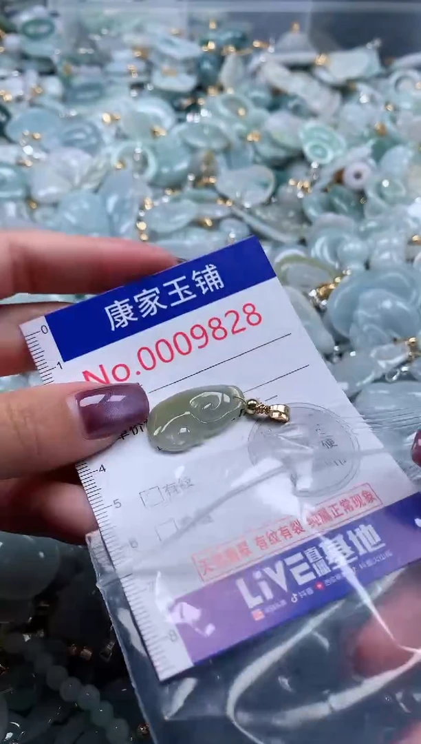 翡翠未镶嵌吊坠(不含链)9828