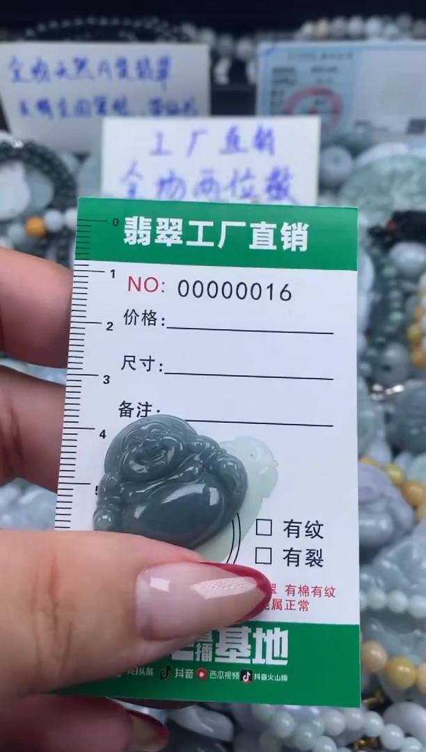 翡翠未镶嵌颈饰天然A货翡翠0016