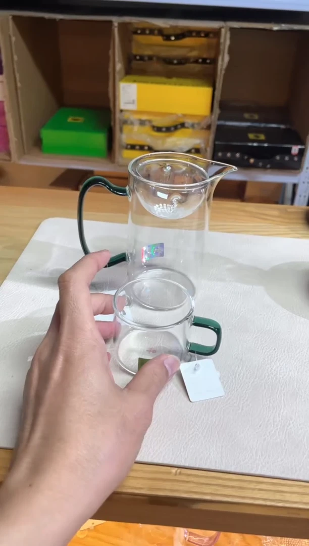 禾器/沁润茶海/墨绿+清禾杯墨绿色一只