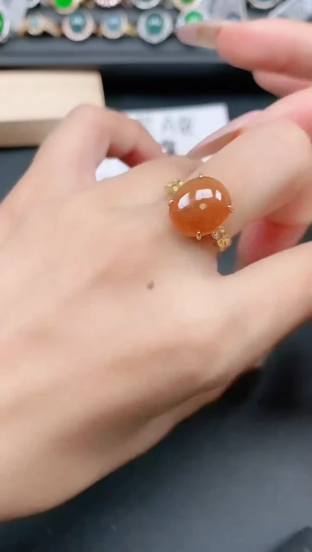 银S925镶嵌戒指翡翠1111
