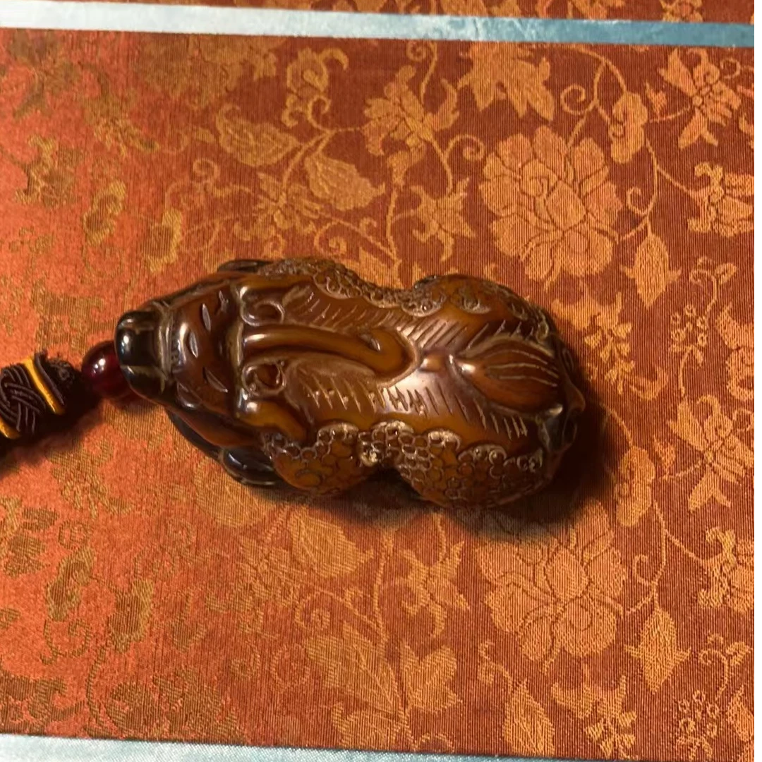 策福{闪购商品}蜜蜡手把件二11.1