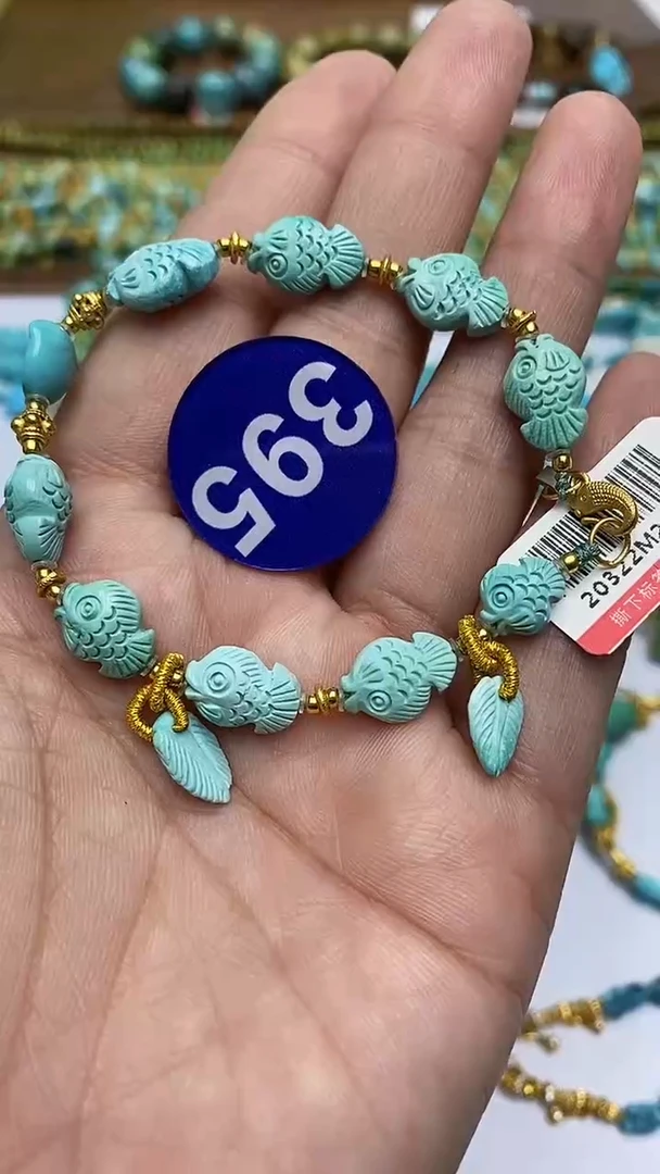 【闪购商品】绿松石手链银S925镶嵌395