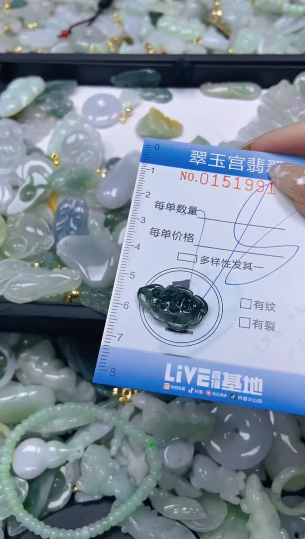 翡翠未镶嵌颈饰闪购0151991