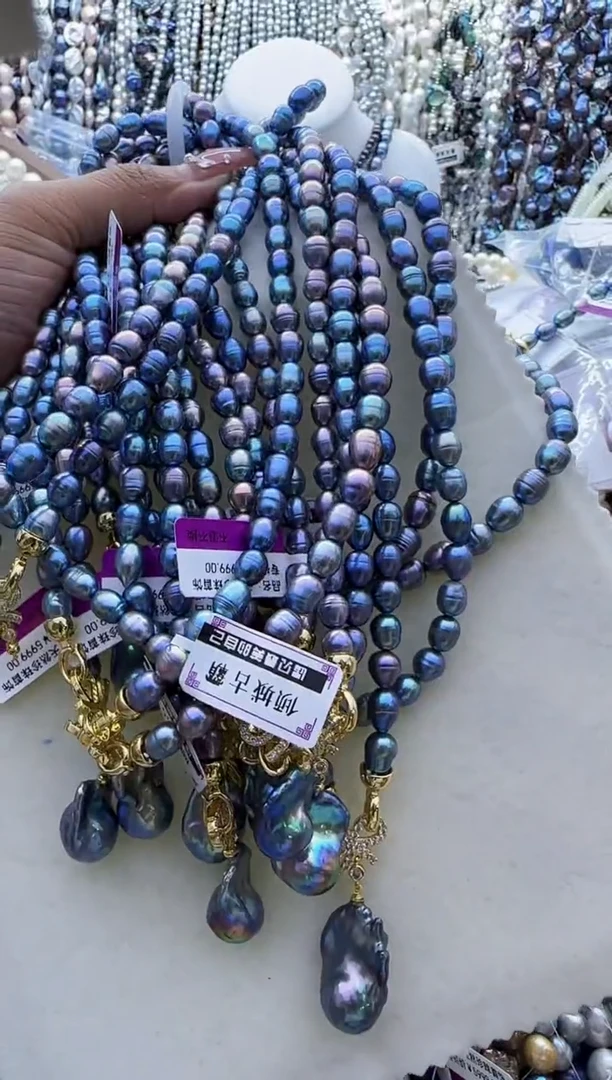 【闪购商品】淡水珍珠项链未镶嵌875多样性发货  发其一