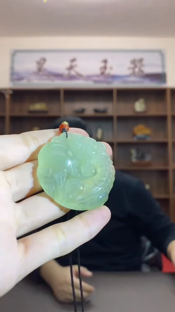 【闪购商品】岫玉颈饰未镶嵌貔貅吊坠含棉有结构