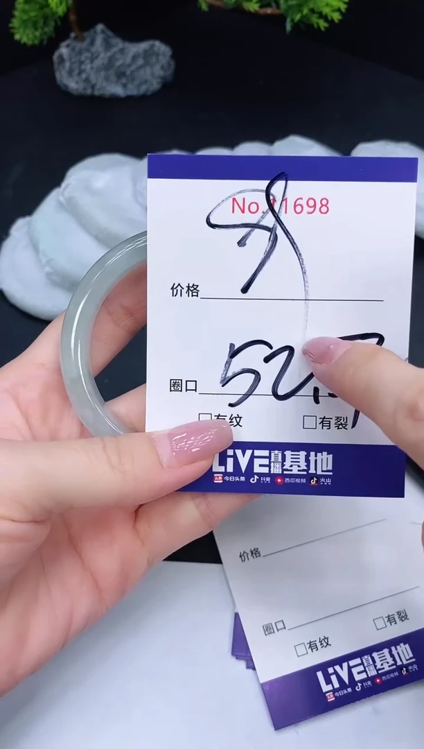 未镶嵌手镯翡翠11698