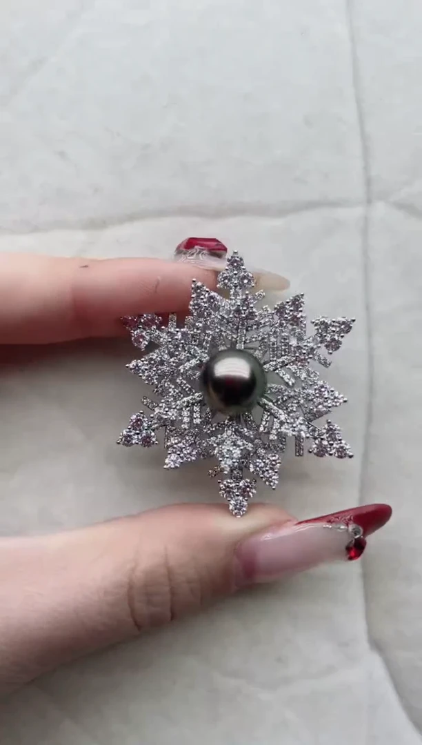 【闪购商品】海水珍珠胸针未镶嵌Y3