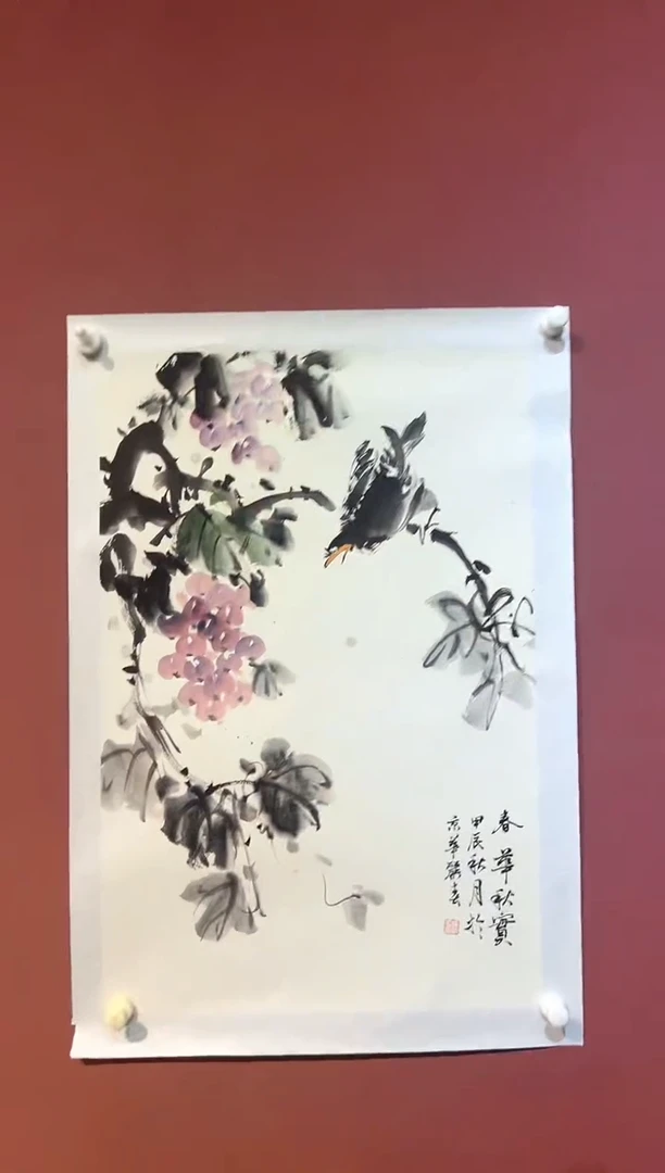 国画马丽春 作品 花鸟