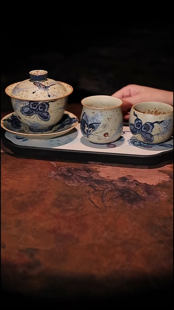 陶瓷茶具（无礼盒）@@ZH1329