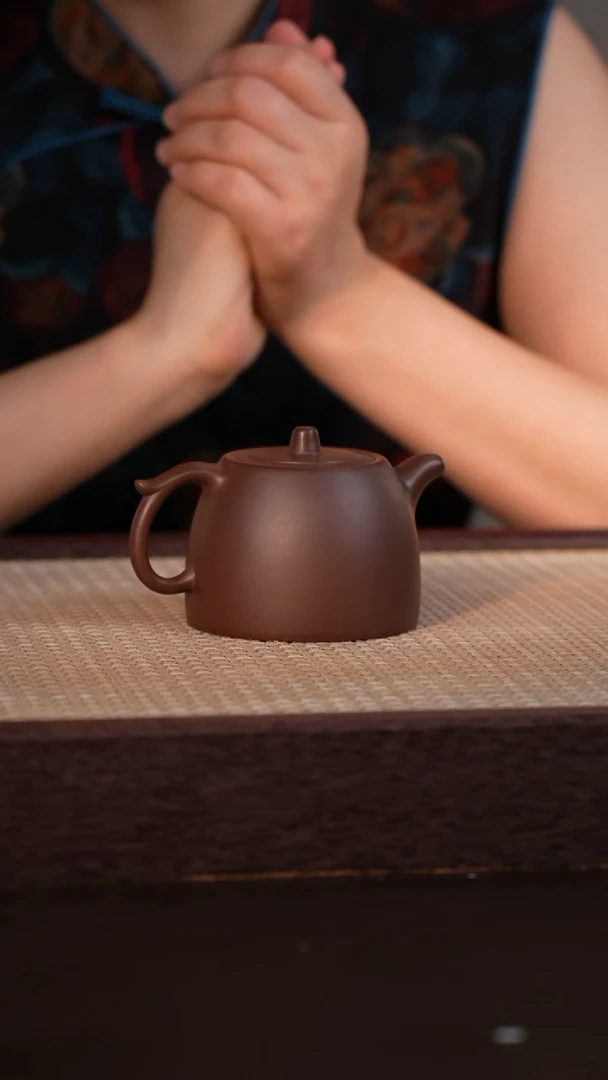 茶壶紫砂紫泥 160cc