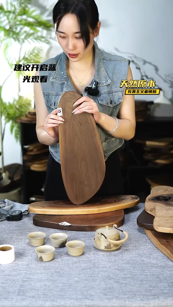 木北美黑胡桃原木.干裂疤结不属于商品质量问题完美主义者慎拍