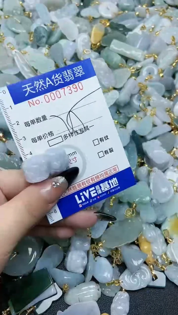 【闪购商品】翡翠颈饰未镶嵌天然A货翡翠