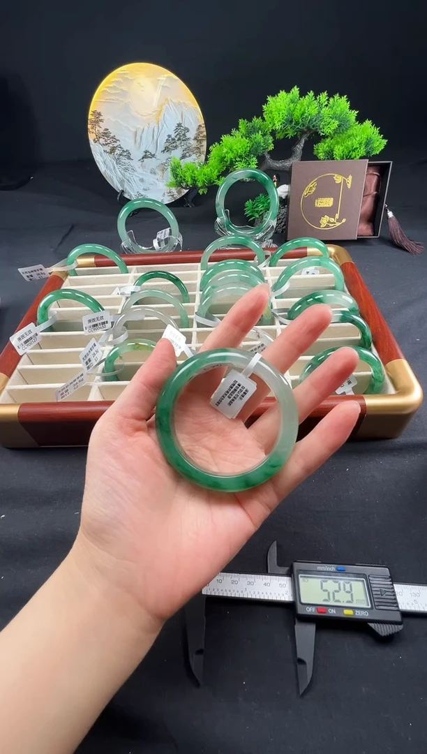 未镶嵌手镯石英质玉（非洲翠）真品上等纯天然非洲翠玉手镯石英质玉