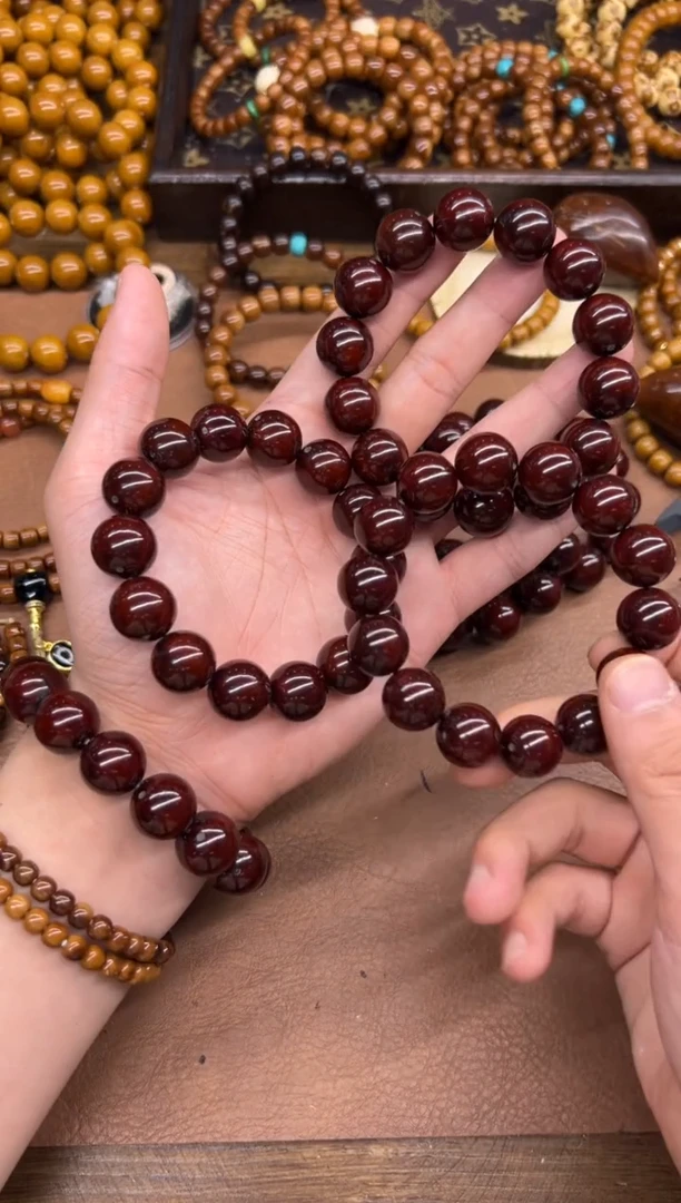 紫金鼠手串紫金鼠 机刷做旧光珠 无科技狠活 卡16