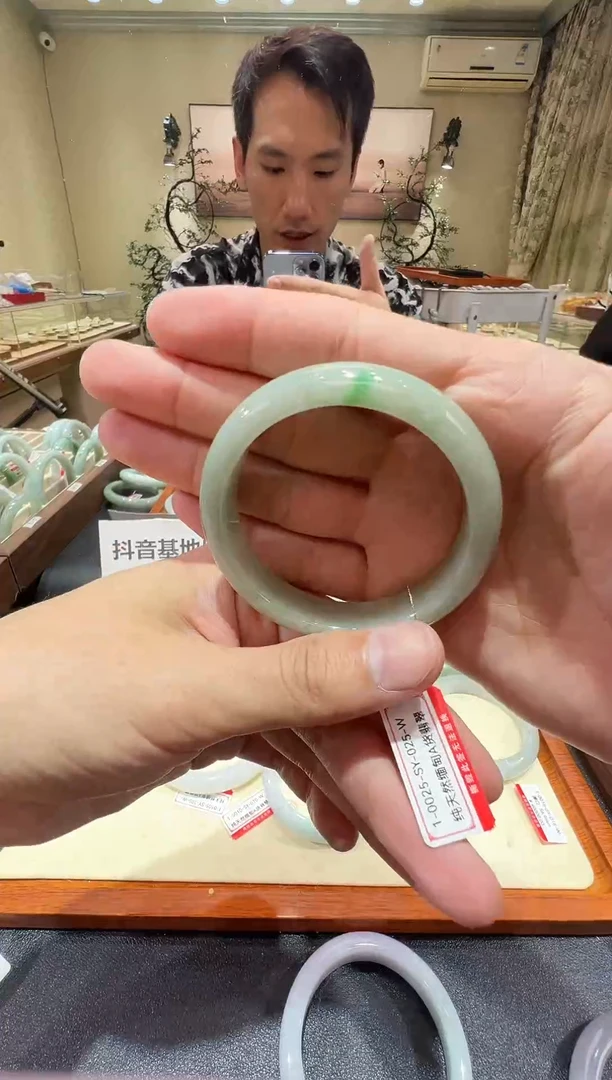 纯天然缅甸A货翡翠手镯53-54mm-1-25号