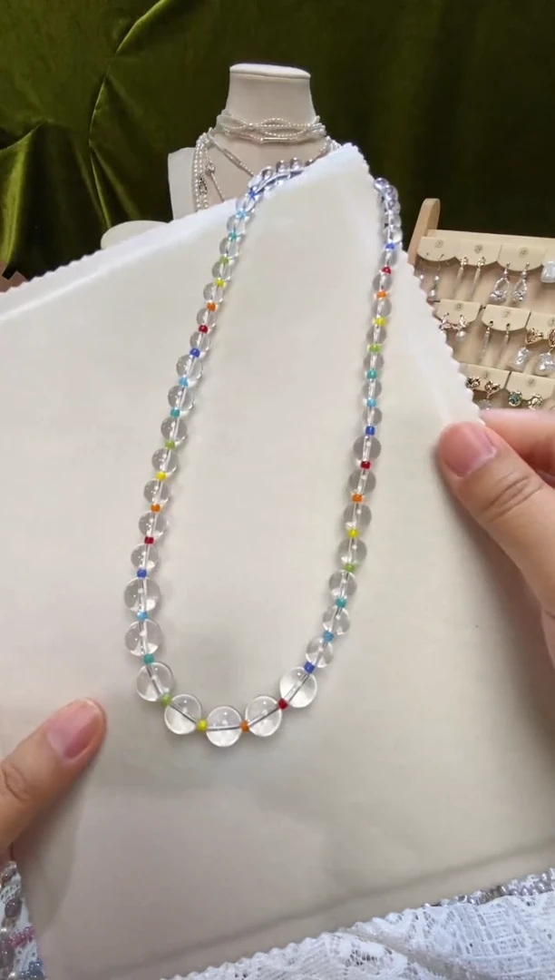 淡水珍珠钛钢颈饰设计款项链