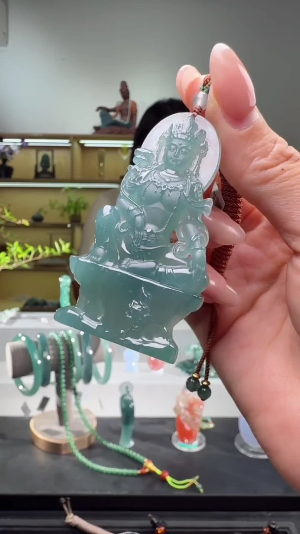 吊坠(不含链)未镶嵌翡翠观音