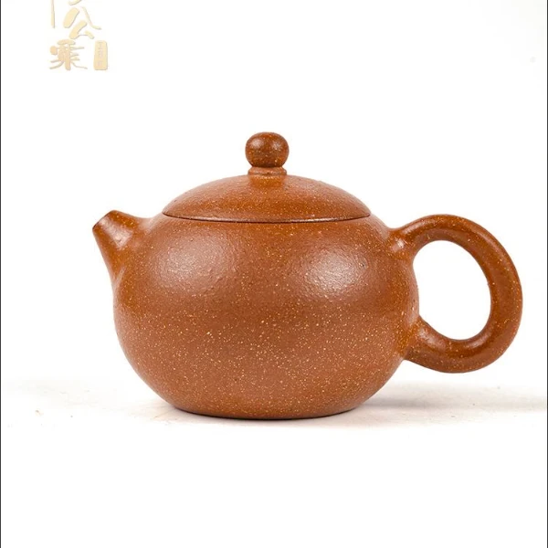 陶公粟原矿红朱段《西施》170cc张手制精美紫砂壶