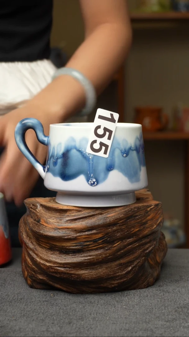 杯子155景德镇手创颜色釉杯（食品级）微瑕