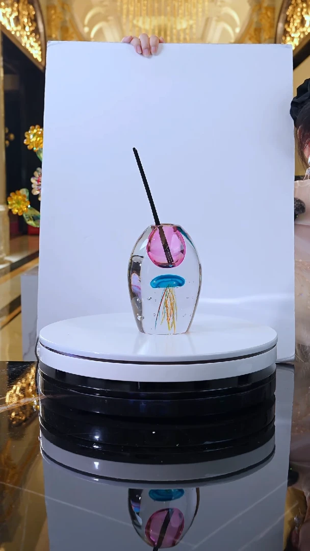 摆件AJ1010027水母香薰瓶