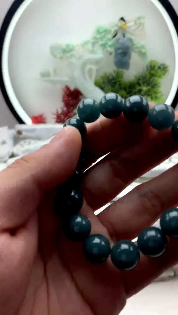 翡翠未镶嵌颈饰手串l