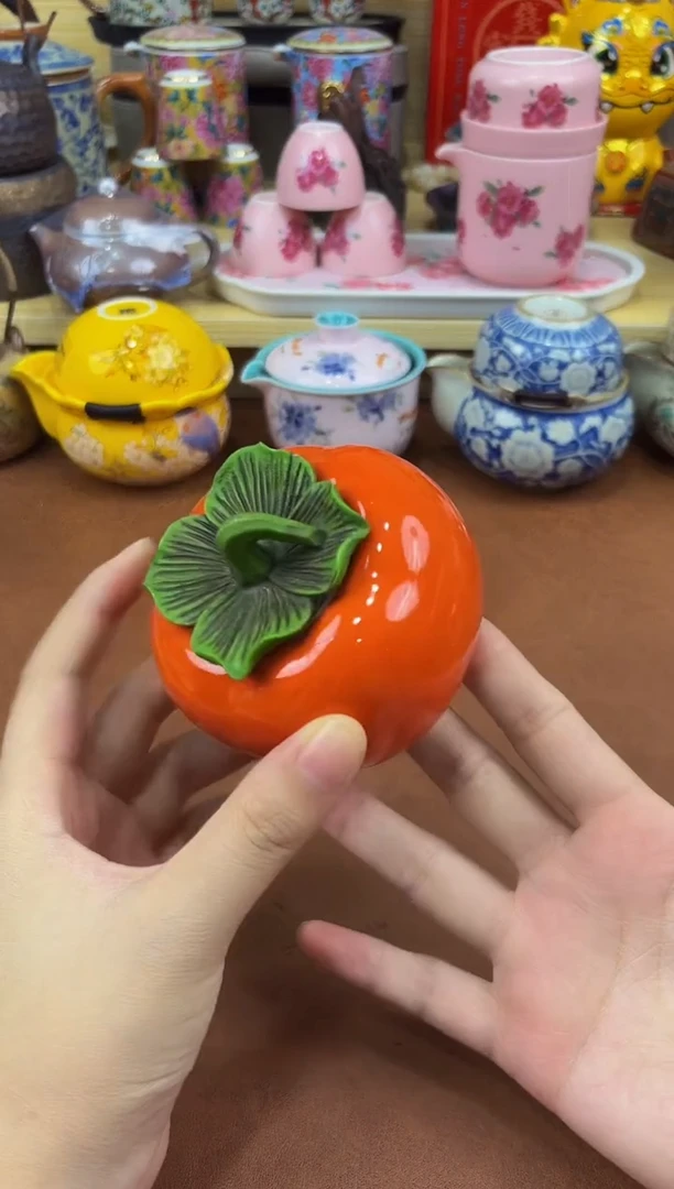 陶瓷茶具摆件旅行套组