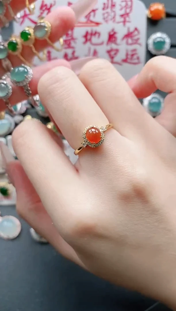 【闪购商品】翡翠戒指银S925镶嵌11111111