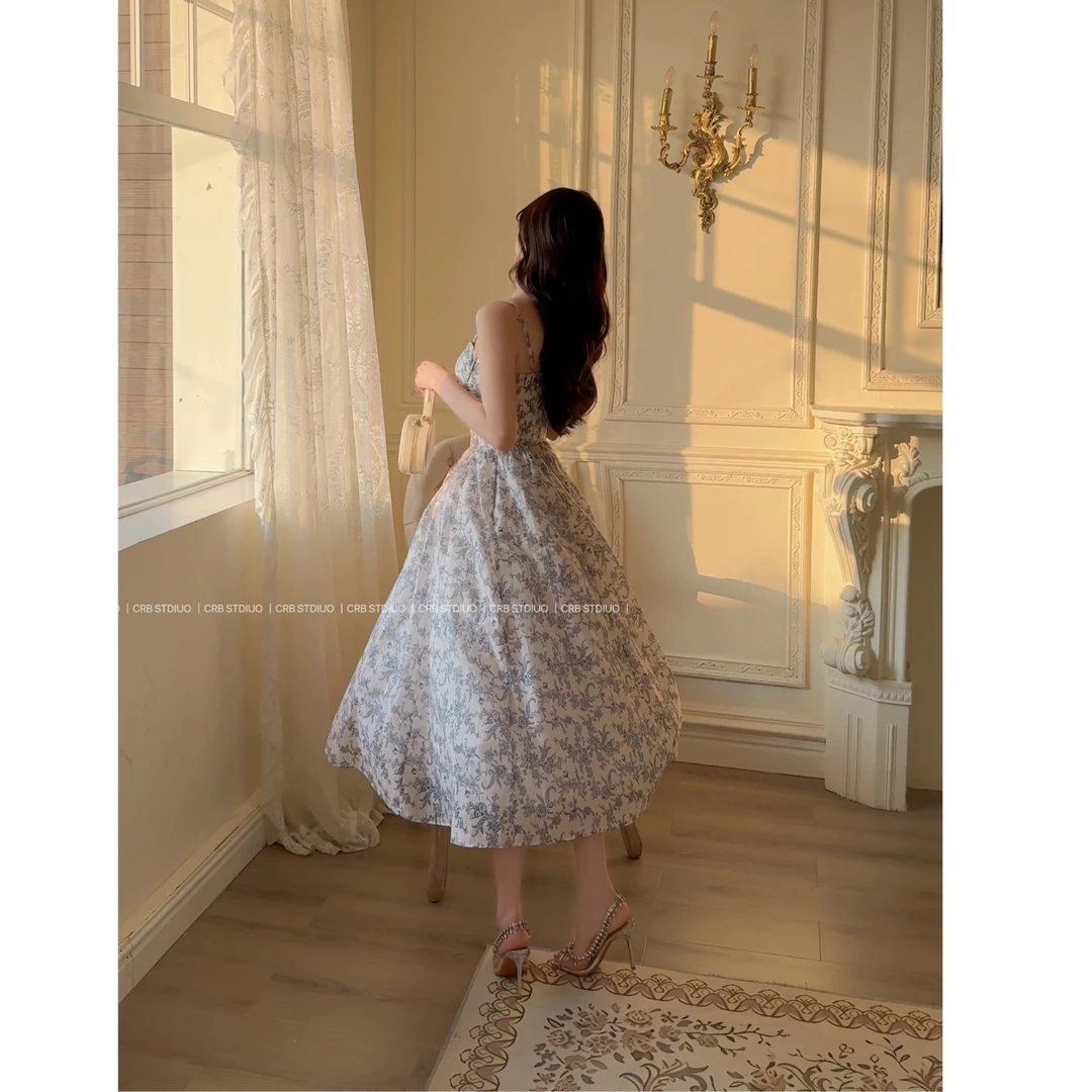 【春日部】新款鱼骨长短款连衣裙0790