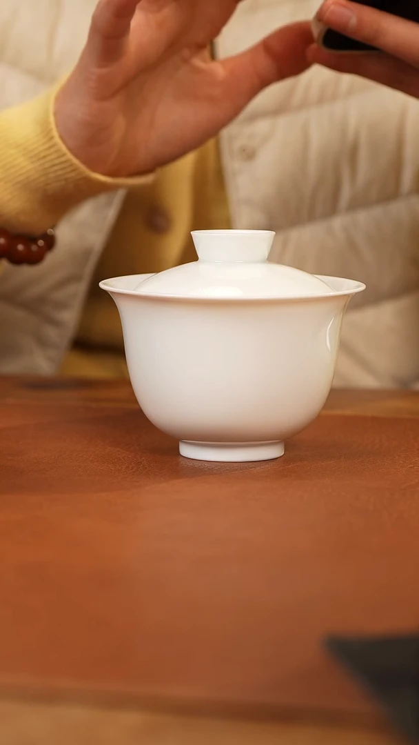 【闪购商品】杯景德镇元宝盖碗