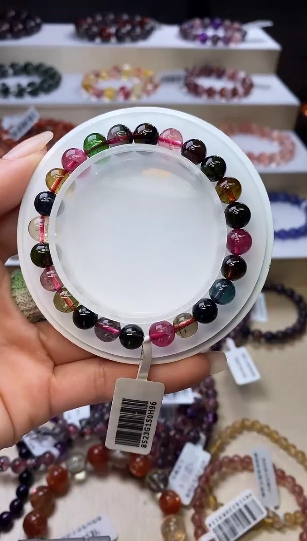 【闪购商品】碧玺手链未镶嵌老矿碧玺7m+