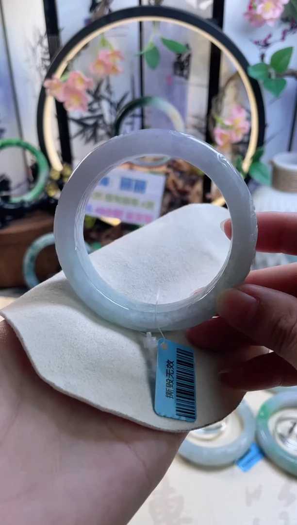 未镶嵌手镯翡翠14  翡翠手镯 55