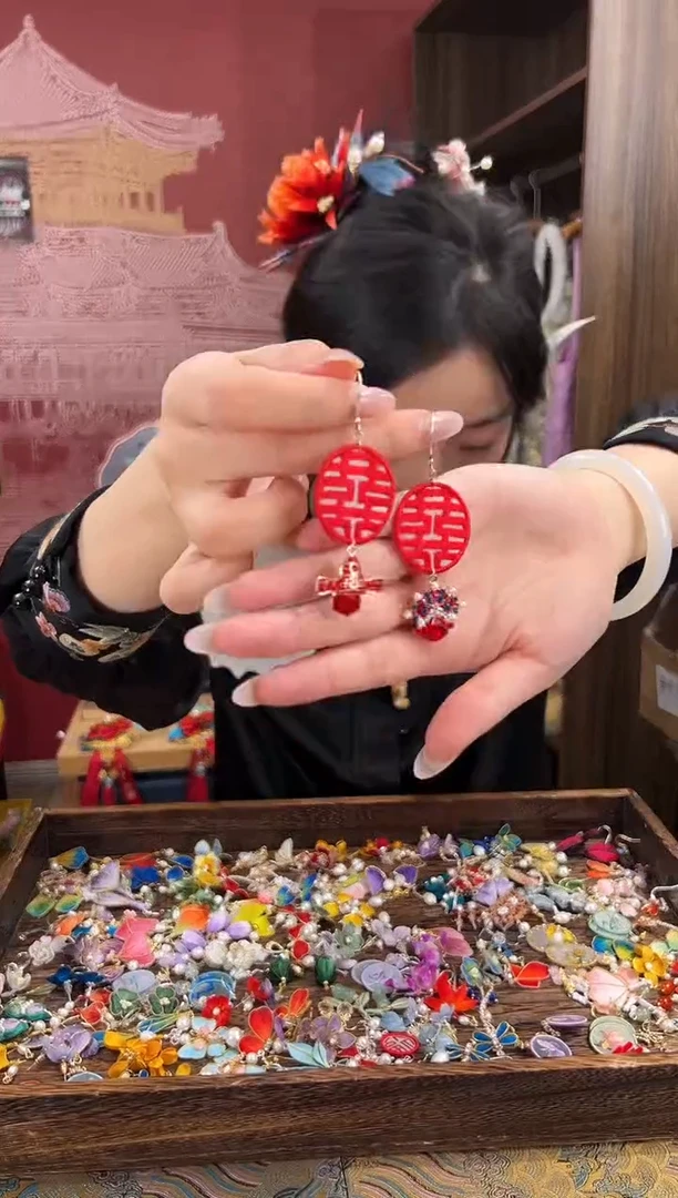 【闪购商品】刺绣苏绣世家非遗手工（耳环）