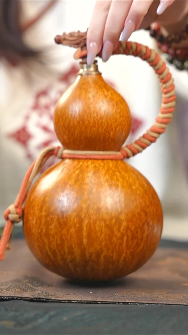 【闪购商品】RZ152大漆酒葫芦不包手串及旋转底座