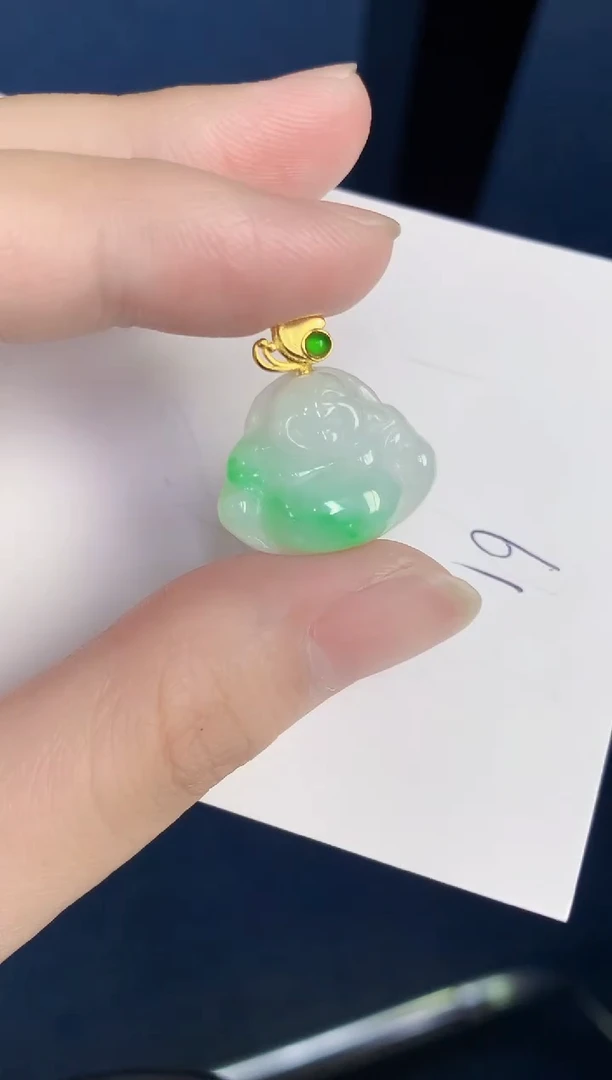颈饰未镶嵌翡翠天然翡翠缅甸A货