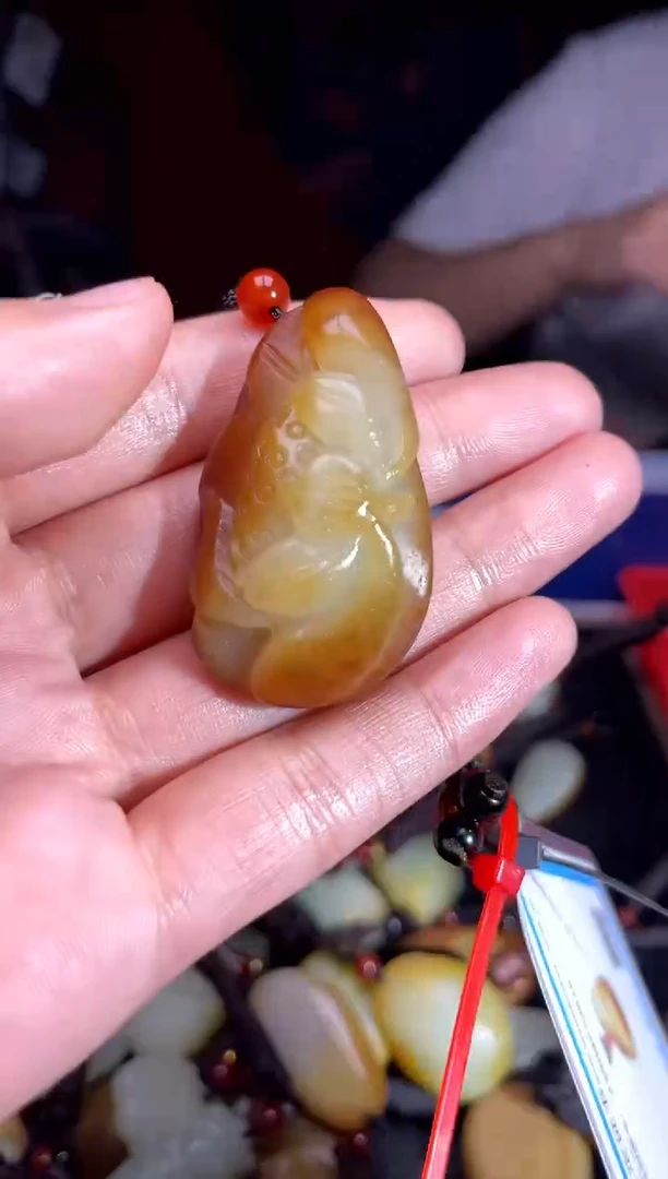 和田玉未镶嵌挂件1