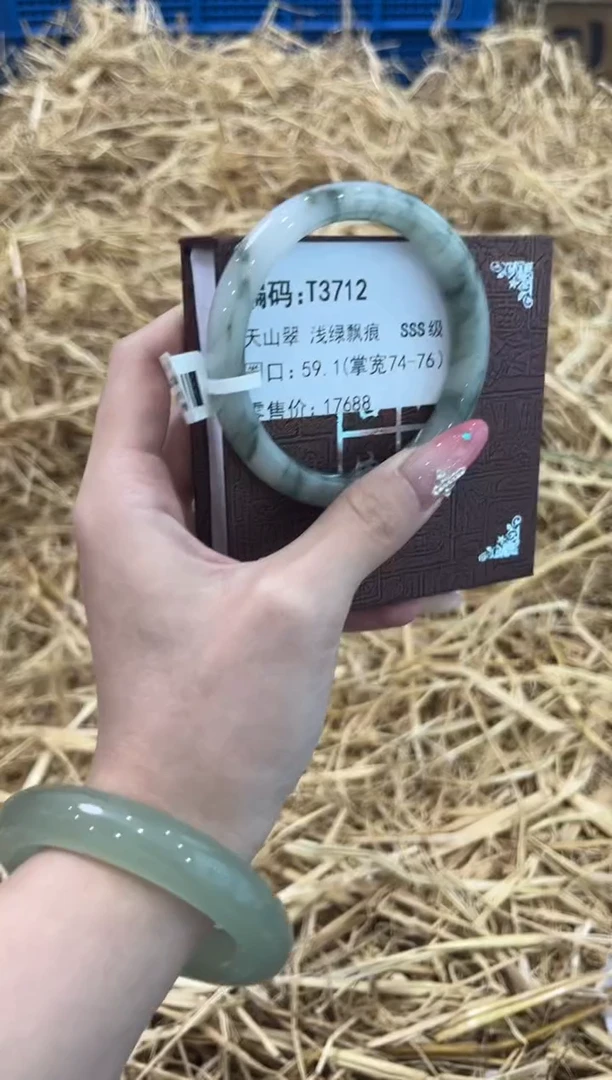 未镶嵌手镯石英质玉T3712