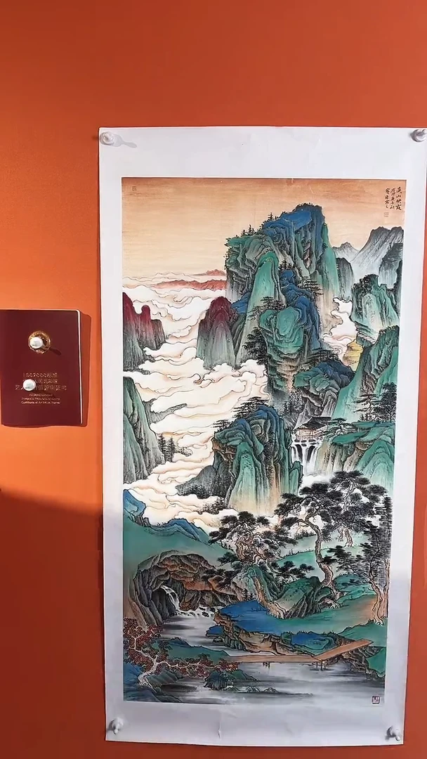 国画王保強老師手绘作品