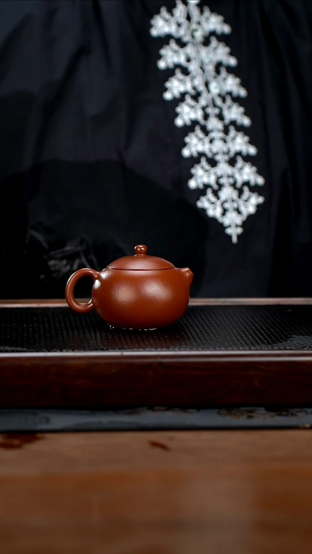 茶壶紫砂120cc小煤窑朱泥西施17