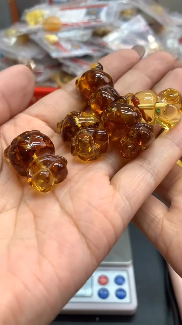 未镶嵌琥珀珠宝奇石2434多样性发其一默认有瑕