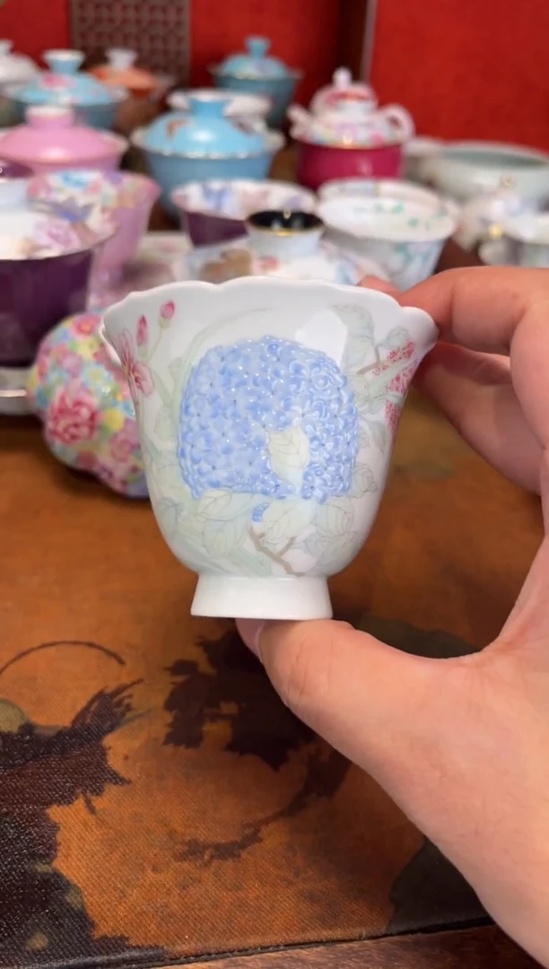 景德镇纯手绘陶瓷茶具