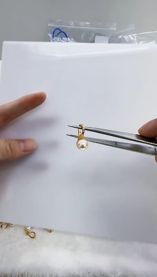 银S925镶嵌海水珍珠DA珍珠7-8 y206