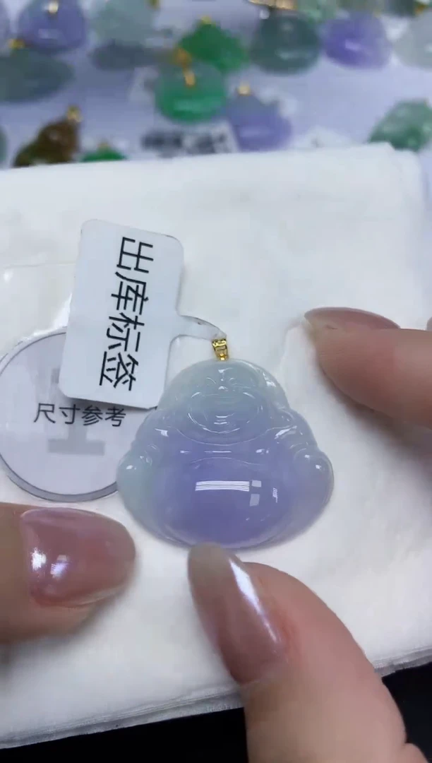 翡翠18K金镶嵌颈饰天然缅甸翡翠A货百元以上9元证书费自理