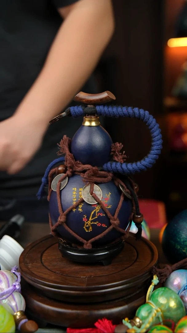 4441号480ml左右非遗大漆酒葫芦