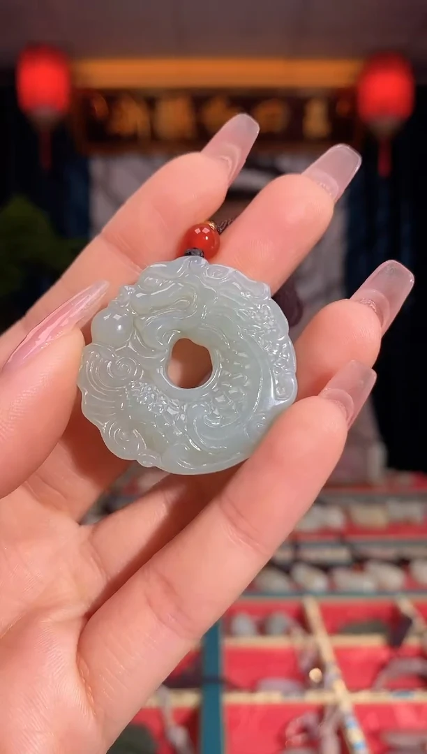 【闪购商品】和田玉颈饰未镶嵌鱼化龙