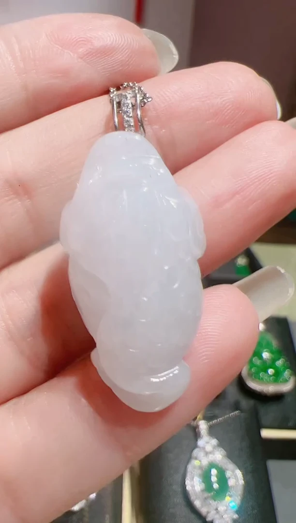 【闪购商品】翡翠颈饰未镶嵌202521443